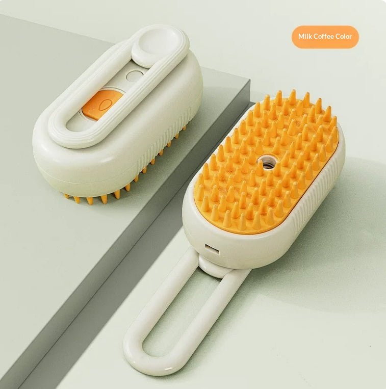 3-in-1 Steam Pet Grooming Brush